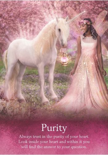 Oracle of the Fairies card offering a glimpse of the deck's sacred imagery — Eternal Spirit
