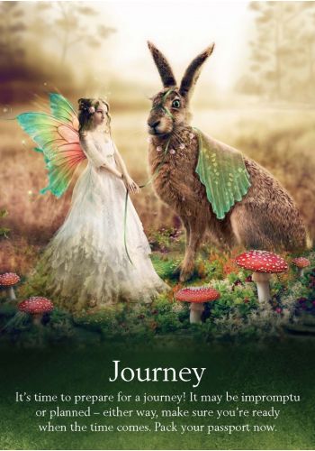 Oracle of the Fairies card sharing the deck's luminous illustration style — Eternal Spirit