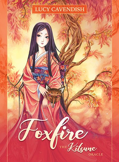 Foxfire Oracle box with fox and woman in dark forest by Lucy Cavendish — Eternal Spirit