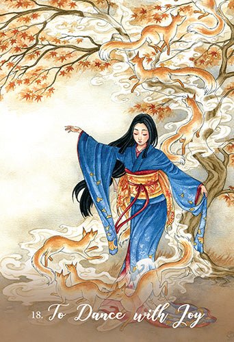 Foxfire Oracle card revealing the deck's mystical artwork — Eternal Spirit