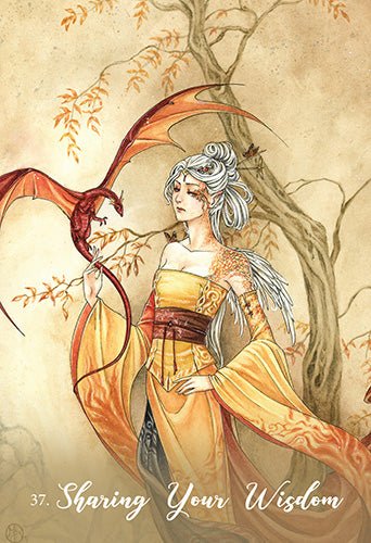Foxfire Oracle card displaying the deck's hand-painted illustrations — Eternal Spirit