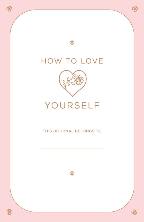 How to Love Yourself capturing the journal's artistic page details (yourself view 13) — Eternal Spirit