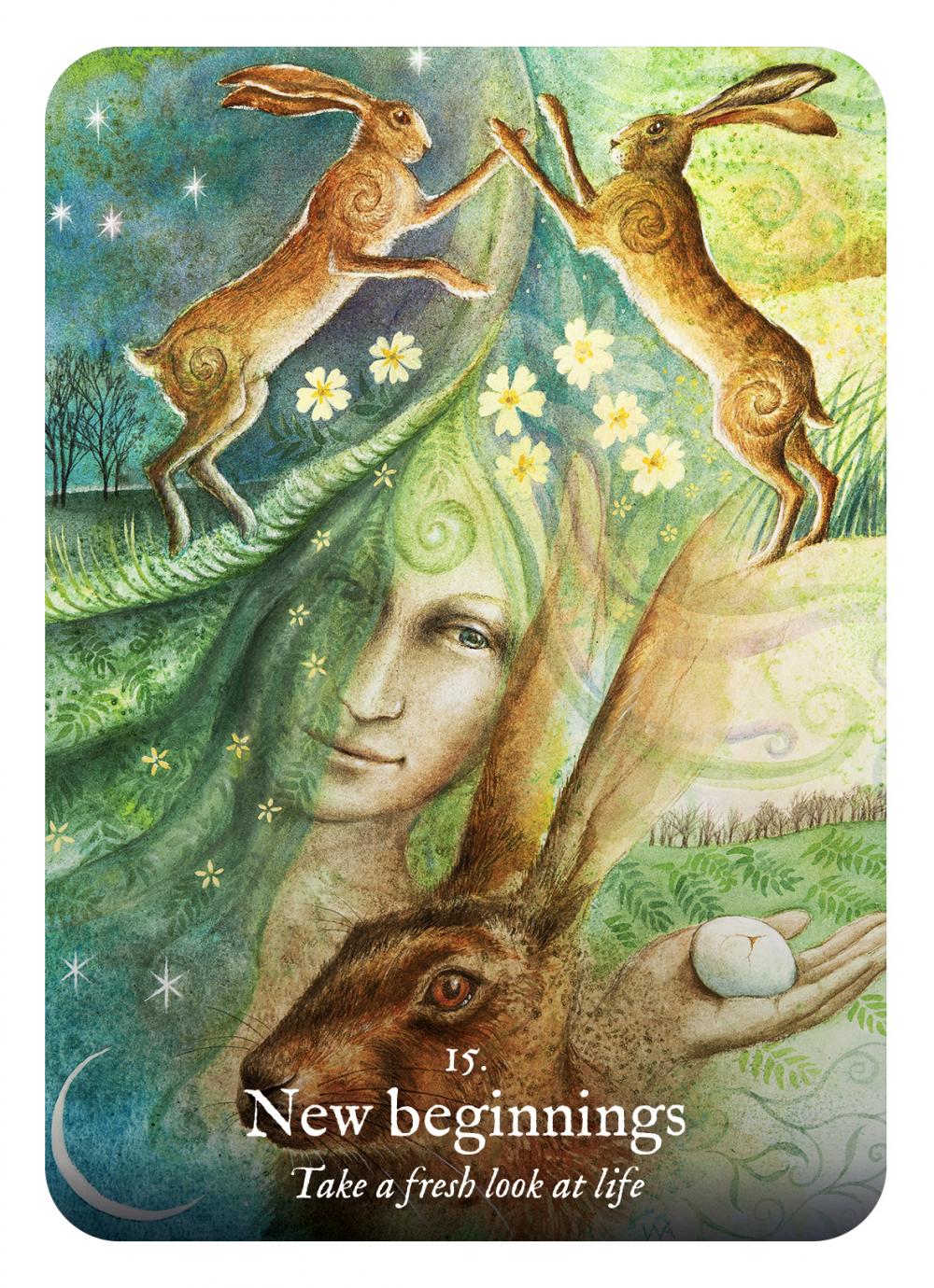 Goddess Dream Oracle card demonstrating the deck's inspired artistry — Eternal Spirit