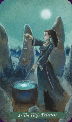 The Green Witch Tarot card showcasing the deck's evocative imagery — Eternal Spirit