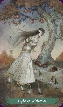 The Green Witch Tarot card exhibiting the deck's transformative card art — Eternal Spirit