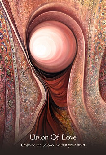 Sufi Wisdom Oracle card illuminating the deck's rich colour palette — Eternal Spirit