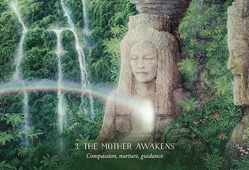 Oracle of the Hidden Worlds Oracle card demonstrating the deck's inspired artistry — Eternal Spirit