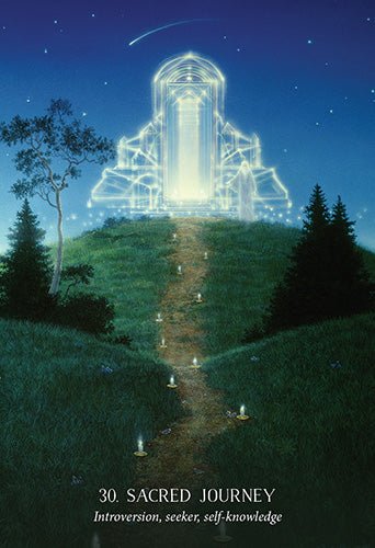 Oracle of the Hidden Worlds Oracle card celebrating the deck's unique visual language — Eternal Spirit