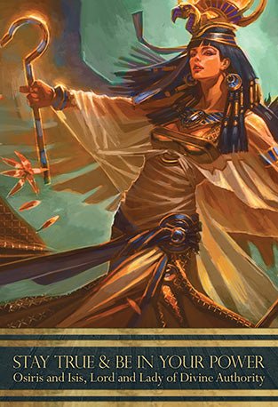 Isis Oracle card displaying the deck's hand-painted illustrations — Eternal Spirit
