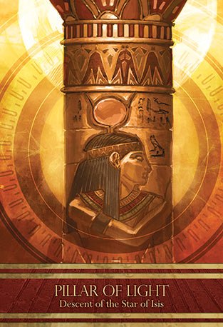 Isis Oracle card highlighting the deck's symbolic art — Eternal Spirit
