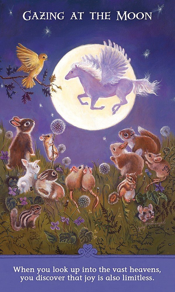 Joyful Inspirations Oracle card demonstrating the deck's inspired artistry — Eternal Spirit
