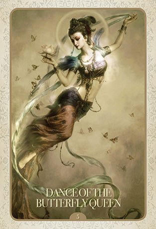 Kuan Yin Oracle card unveiling the deck's spiritual symbolism — Eternal Spirit