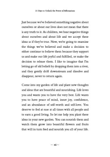 interior preview 2 of 21 Days to Unlock the Power of Affirmations — Eternal Spirit