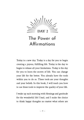 interior preview 7 of 21 Days to Unlock the Power of Affirmations — Eternal Spirit