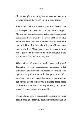 interior preview 8 of 21 Days to Unlock the Power of Affirmations — Eternal Spirit