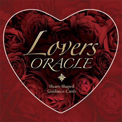 Lovers Oracle dark red box with heart and romantic artwork — Eternal Spirit