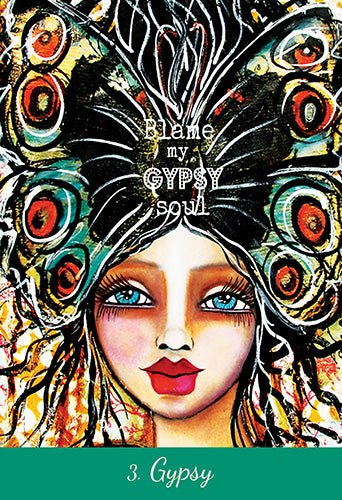 Love Your Inner Goddess Oracle card capturing the deck's intuitive artistry — Eternal Spirit