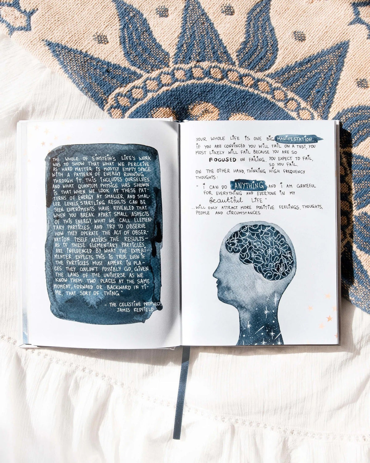 Dreamy Moons "Manifest revealing the journal's guided writing prompts (manifest view 4) — Eternal Spirit