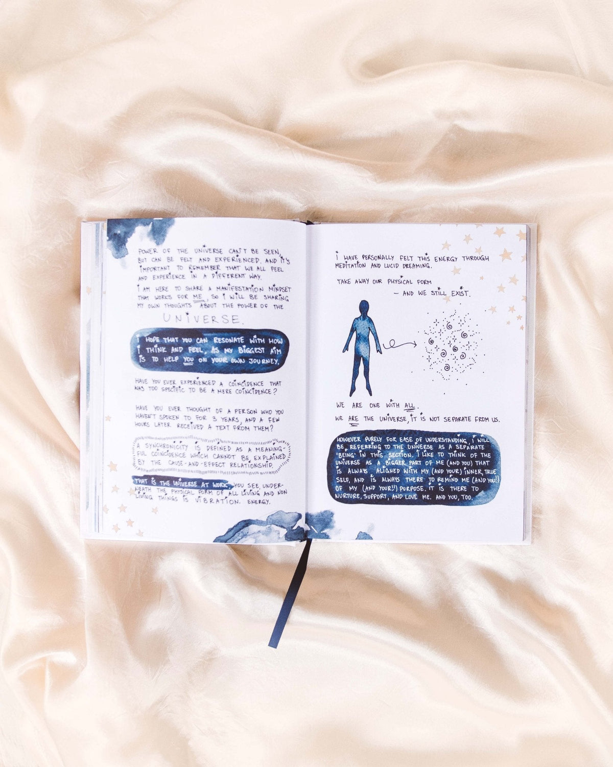 Dreamy Moons "Manifest offering a glimpse of the journal's inner pages (manifest view 9) — Eternal Spirit