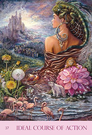 Nature's Whispers Oracle card exploring the deck's contemplative imagery — Eternal Spirit