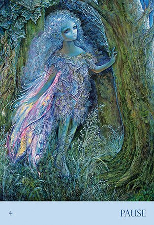 Nature's Whispers Oracle card sharing the deck's luminous illustration style — Eternal Spirit