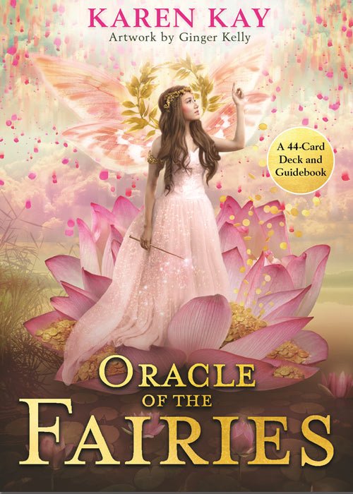 Oracle of the Fairies box with fairy in pink blossoms by Karen Kay — Eternal Spirit