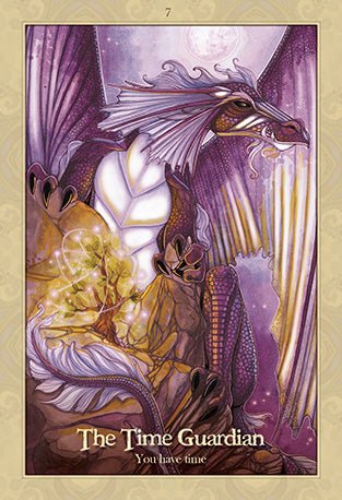 Oracle of the Dragonfae Oracle card revealing the deck's mystical artwork — Eternal Spirit