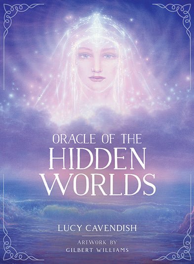 Oracle of the Hidden Worlds box with luminous spirit face by Lucy Cavendish — Eternal Spirit