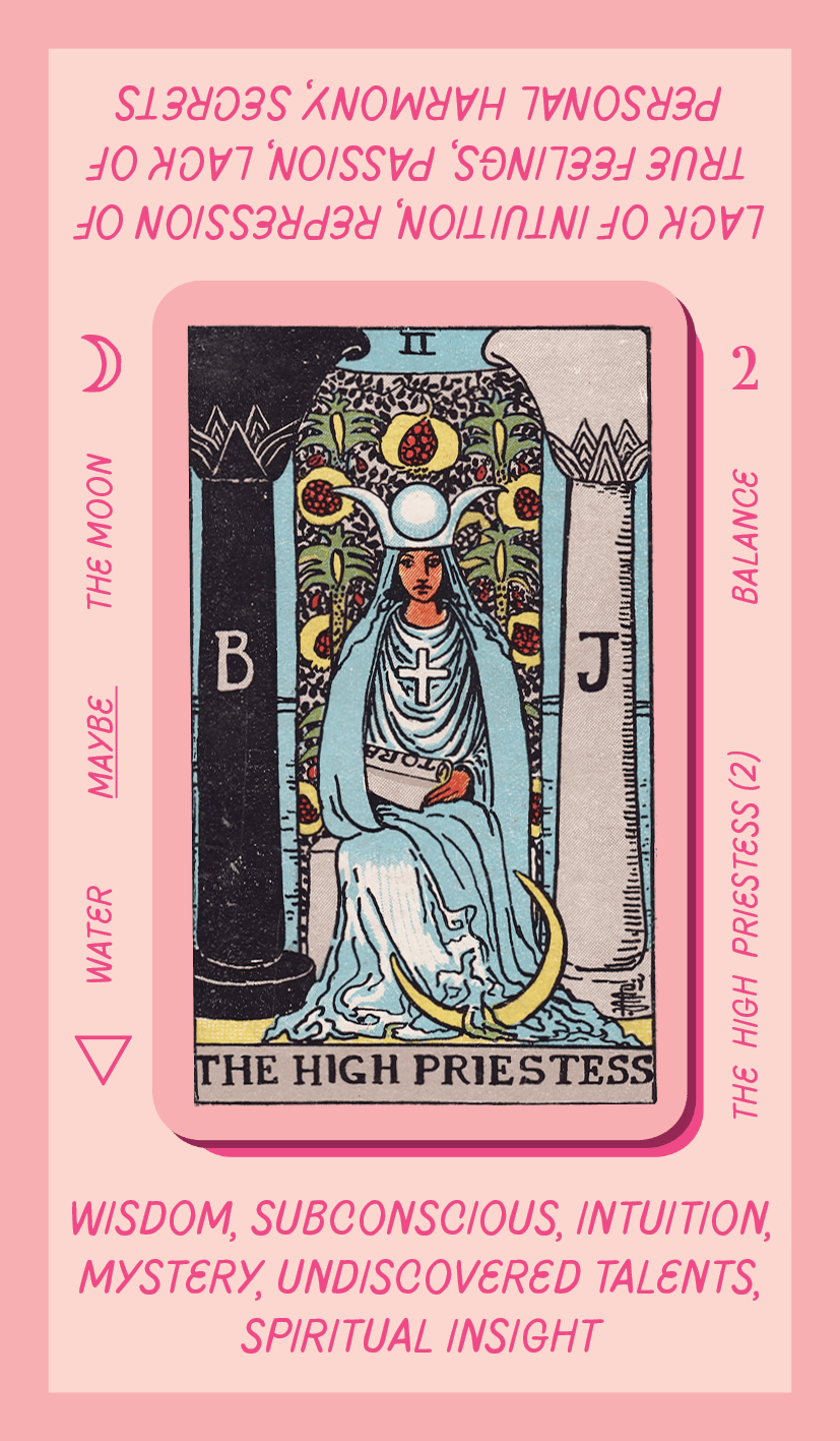 Solis Divinity Tarot (Pink Edition) card unveiling the deck's spiritual symbolism — Eternal Spirit