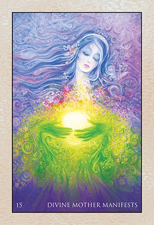 Rumi Oracle card revealing the deck's deeply layered symbolism — Eternal Spirit