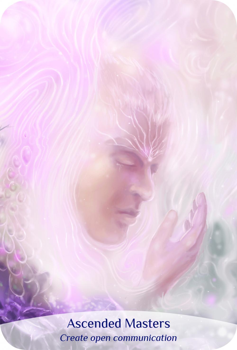 Sacred Spirit Reading Cards card revealing the deck's mystical artwork — Eternal Spirit