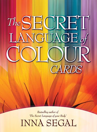 The Secret Language of Colour Cards box with vibrant orange sunflower — Eternal Spirit