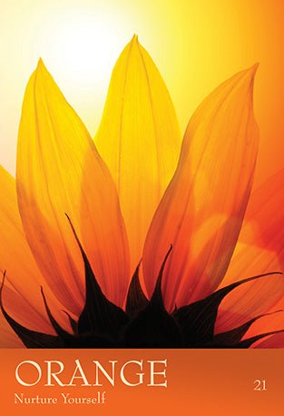 The Secret Language of Colour Oracle card revealing the deck's mystical artwork — Eternal Spirit