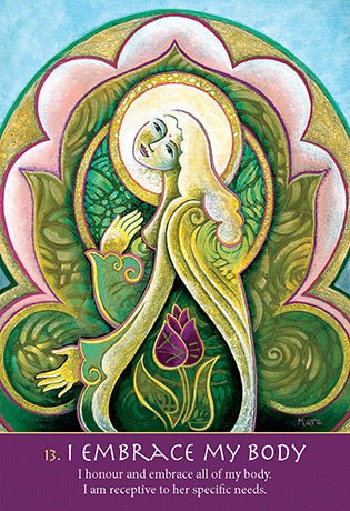Soulful Woman Oracle card sharing the deck's luminous illustration style — Eternal Spirit
