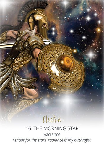 Star Temple Oracle card unveiling the deck's spiritual symbolism — Eternal Spirit