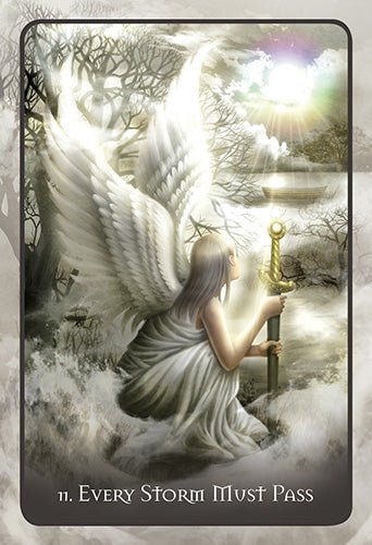 TeenAngel Oracle card exhibiting the deck's transformative card art — Eternal Spirit