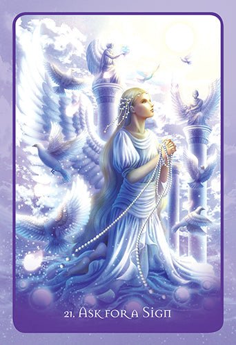 TeenAngel Oracle card revealing the deck's mystical artwork — Eternal Spirit
