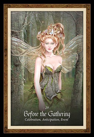 The Faery Forest Oracle card celebrating the deck's unique visual language — Eternal Spirit