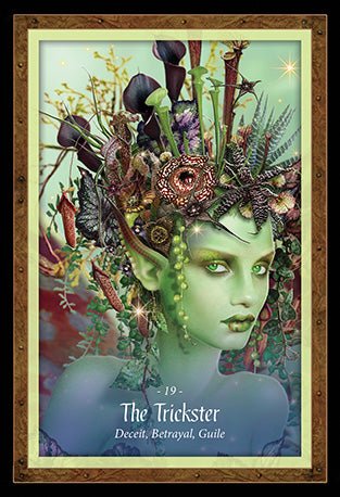The Faery Forest Oracle card showcasing the deck's evocative imagery — Eternal Spirit
