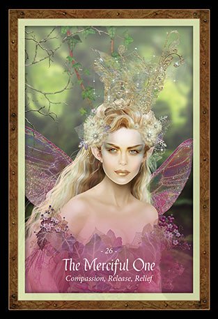 The Faery Forest Oracle card displaying the deck's hand-painted illustrations — Eternal Spirit