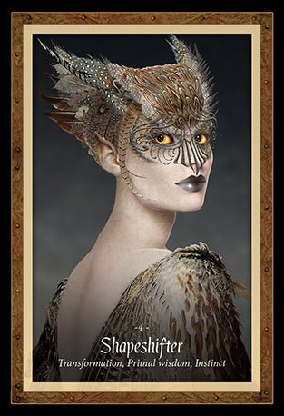 The Faery Forest Oracle card highlighting the deck's symbolic art — Eternal Spirit