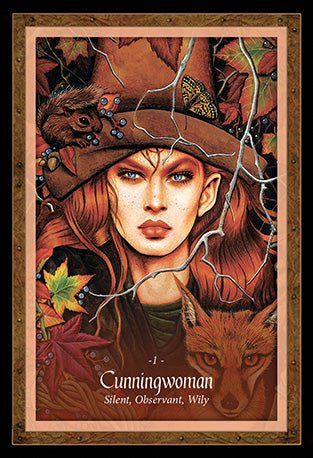 The Faery Forest Oracle card unveiling the deck's spiritual symbolism — Eternal Spirit