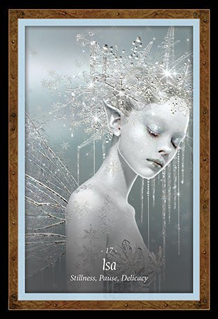 The Faery Forest Oracle card illuminating the deck's rich colour palette — Eternal Spirit