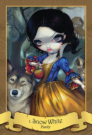 The Faerytale Oracle card reflecting the deck's transcendent artwork — Eternal Spirit