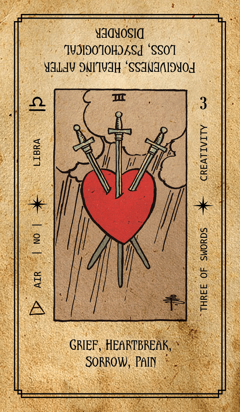 Solis Divinity Tarot (Vintage Edition) card showcasing the deck's evocative imagery — Eternal Spirit
