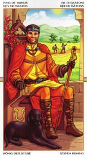 Sample card from the Wheel of the Year Tarot tarot deck — Eternal Spirit