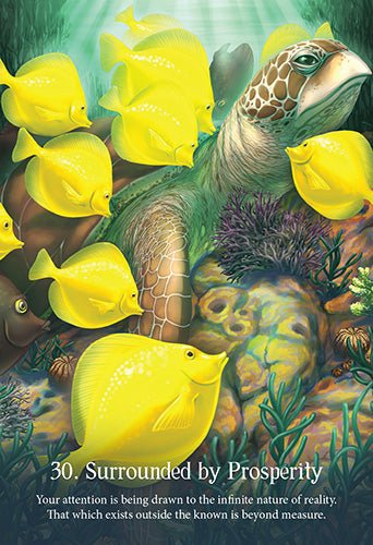 Whispers of the Ocean Oracle card revealing the deck's deeply layered symbolism — Eternal Spirit