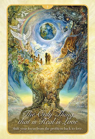 Whispers of Love Oracle card showing the deck's detailed artistic vision — Eternal Spirit