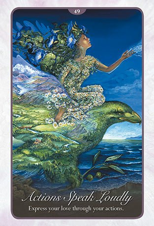 Whispers of Love Oracle card sharing the deck's luminous illustration style — Eternal Spirit