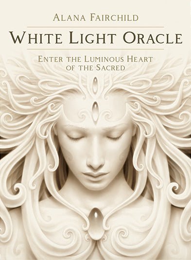 White Light Oracle box with luminous goddess face by Alana Fairchild — Eternal Spirit